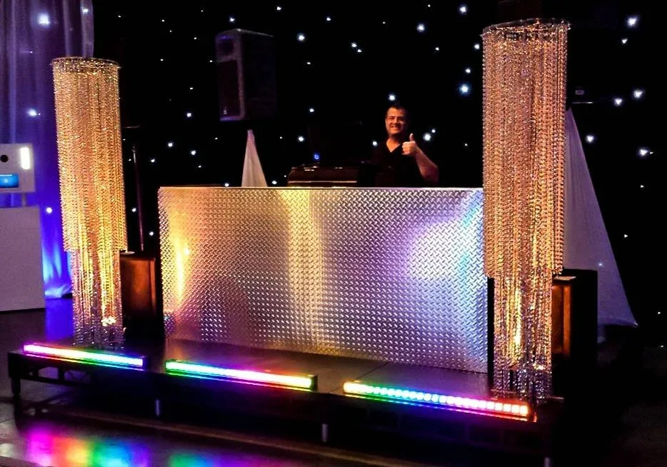 8_ Diamond Plated DJ Booth No Top in Pompano Beach, Florida