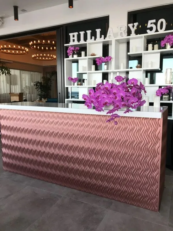 Contempo Rose Gold Bar 8_ Contempo Rose Gold SOLO Bar w_ White Top in Pompano Beach, Florida