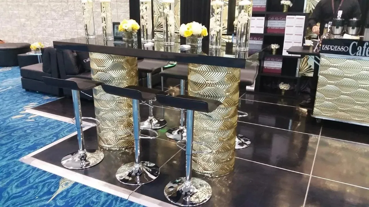 Estonia High Top Communal Table 72_W x 30_D x 42_H in Pompano Beach, Florida