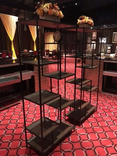 Metal Black Back Bar Display Unit (2) Shown (each 31_W x 15_D x 72_H) in Pompano Beach, Florida