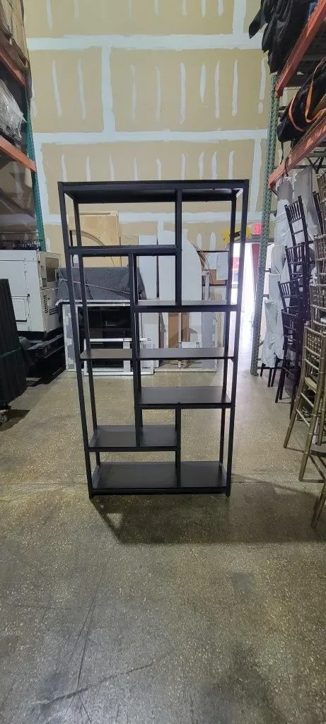 Nuvo Black Back Bar Display Unit 39.37_W x 11.81_D x 78.74_H in Pompano Beach, Florida