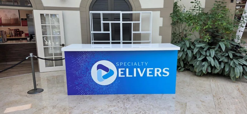 Branded Registration Counter