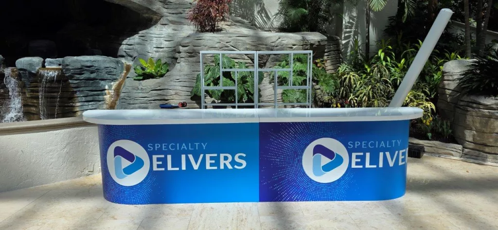 Branded Registration Counter